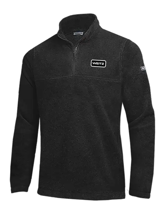 Columbia Black Steens Mountain Fleece 1/2 Zip Pullover w/Weitz Logo