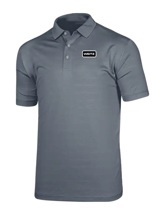 Callaway Vibrant Light Grey Ventilated Polo w/Weitz Logo