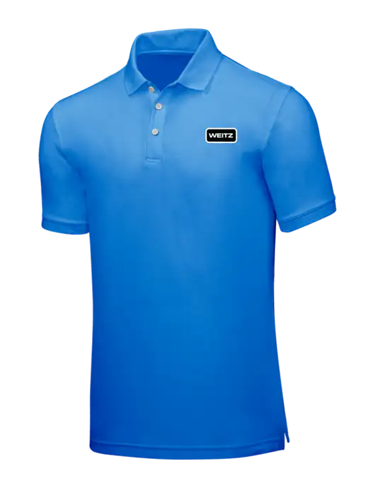 Light Royal Blue Core Classic Pique w/Weitz Logo