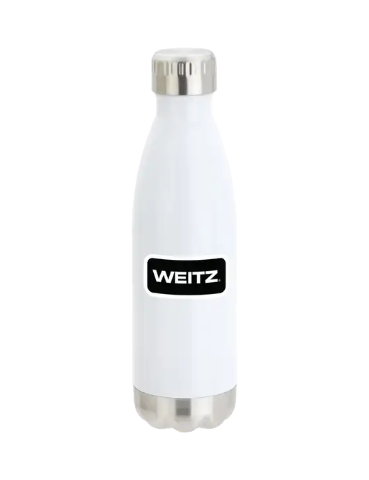 City Go White 17 oz Insulated Bottle w/Weitz Logo