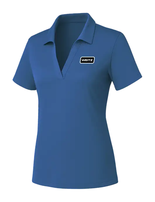 Womens Slate Blue PosiCharge RacerMesh Polo w/Weitz Logo
