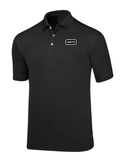 Callaway Core Black Performance Polo w/Weitz Logo