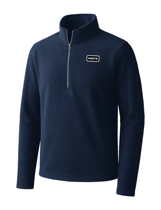 Navy Microfleece 1/2 Zip Pullover w/Weitz Logo