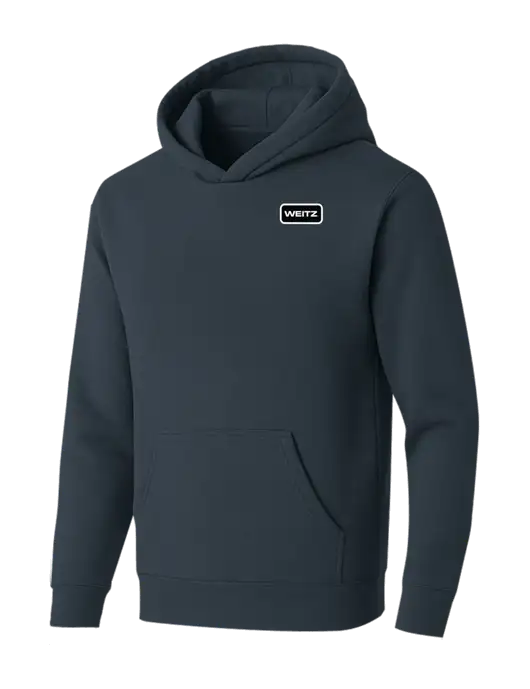 BELLA+CANVAS Dark Grey Sponge Fleece Pullover Hoodie w/Weitz Logo