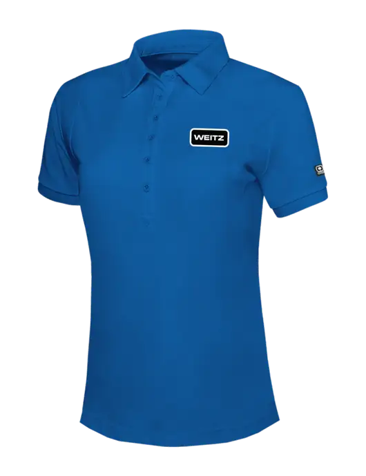 OGIO Womens Royal Blue Jewel Polo w/Weitz Logo