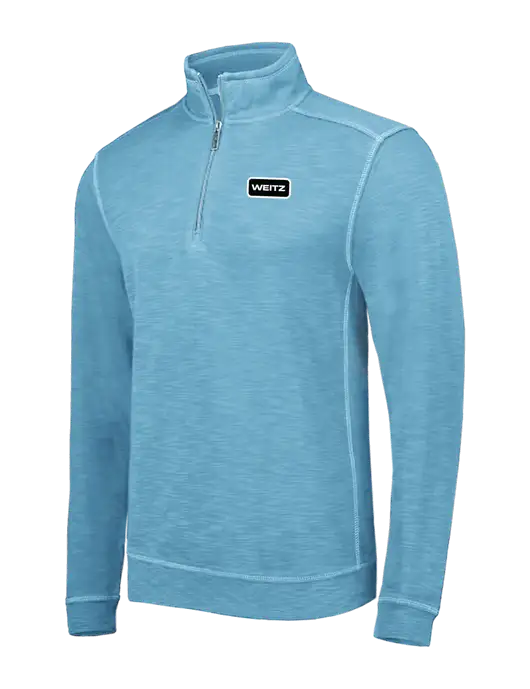 Tommy Bahama Light Blue Tobago Bay 1/2 Zip w/Weitz Logo