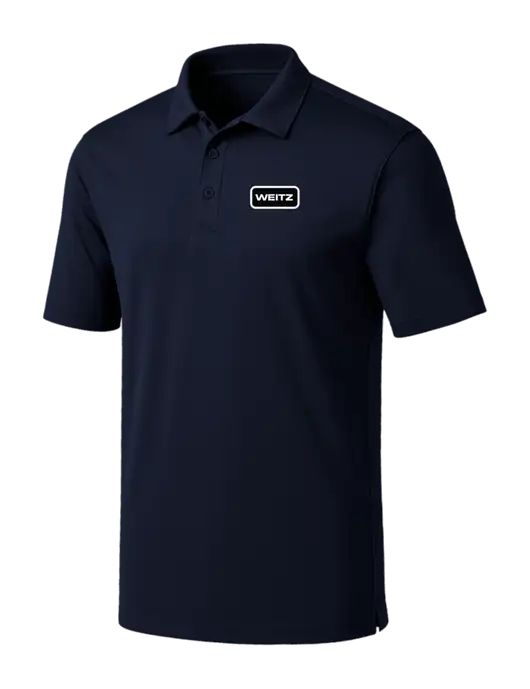 Navy Silk Touch Performance Polo w/Weitz Logo