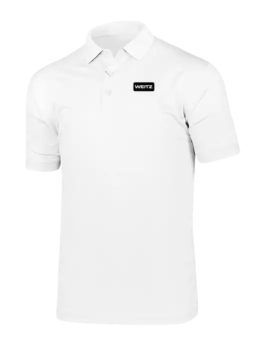 Callaway Vibrant Bright White Ventilated Polo w/Weitz Logo