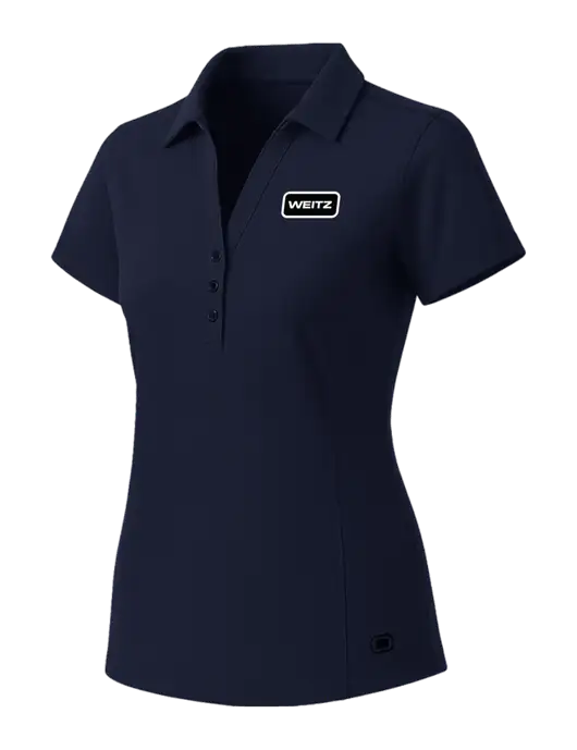 OGIO Womens Navy ONYX Polo w/Weitz Logo
