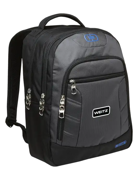 OGIO Dark Grey/Royal Blue Colton Laptop Backpack  w/Weitz Logo