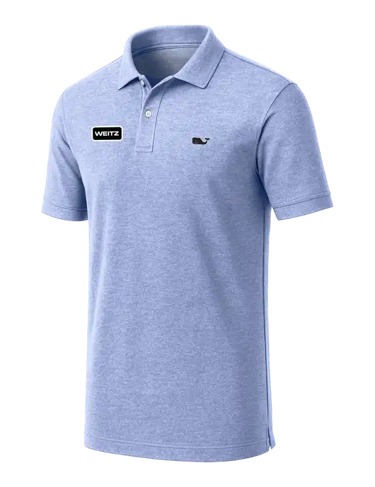 Vineyard Vines Edgartown Light Royal Pique Polo w/Weitz Logo