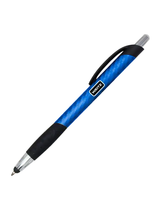 Sunray Blue Stylus Pen - Black Ink w/Weitz Logo