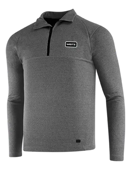 OGIO Dark Grey Heather Transition 1/4 Zip Pullover w/Weitz Logo
