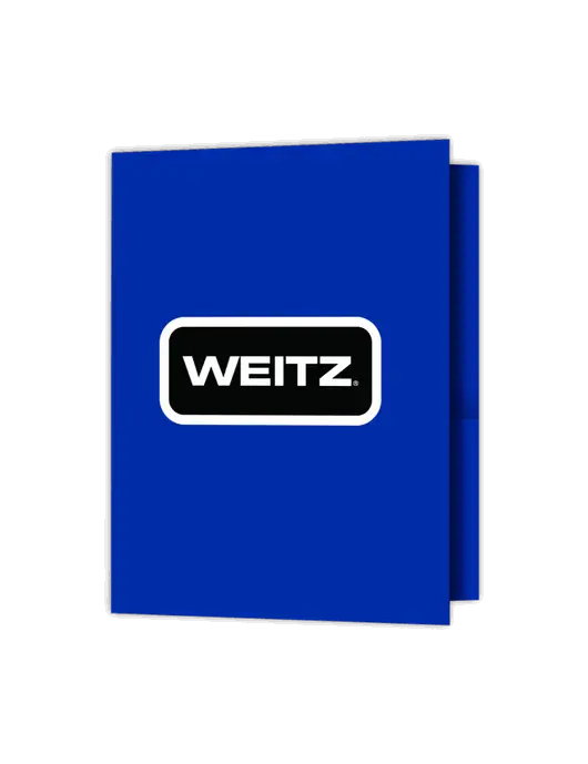Royal Presentation Folder with Dual Pockets w/Weitz Logo