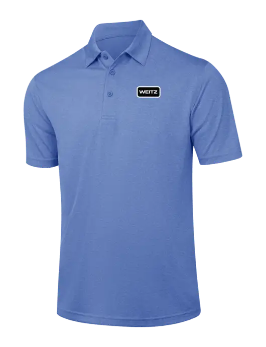 Royal Heather Contender Polo w/Weitz Logo
