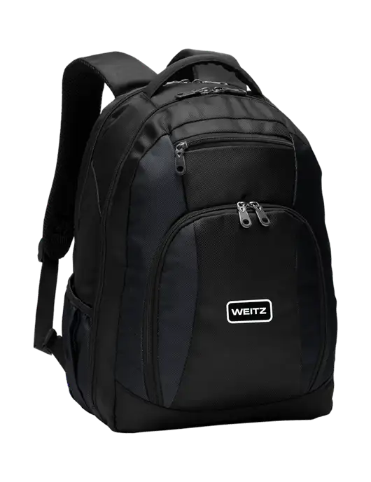 Commuter Black Laptop Backpack w/Weitz Logo