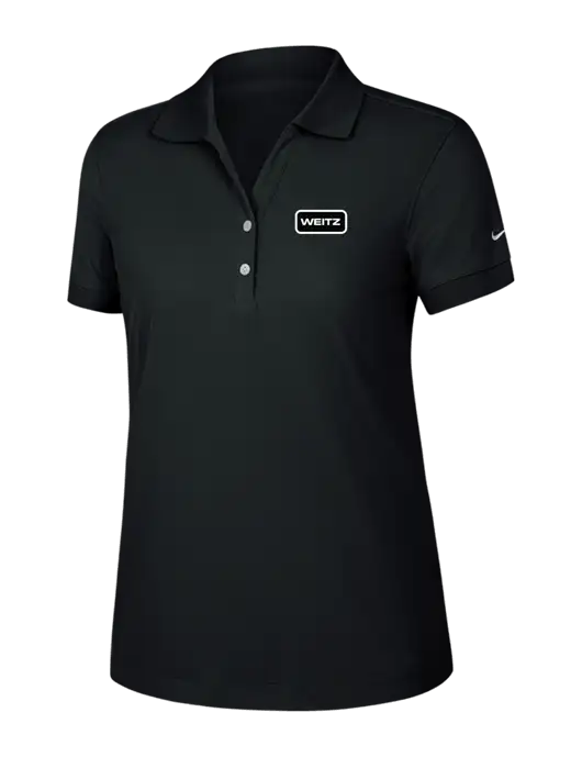 Nike Womens Dri-FIT Classic Black Polo w/Weitz Logo