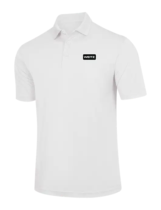 White PosiCharge Competitor Polo w/Weitz Logo