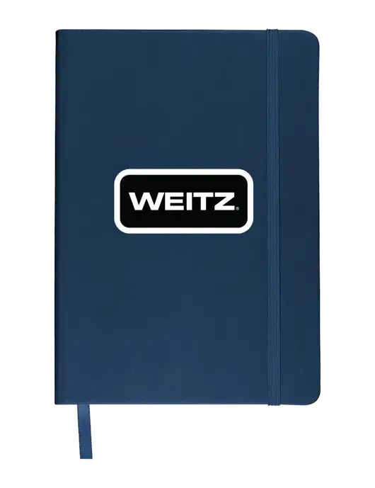 Leeman Navy Tuscany Journal 5.75 x 8.25 w/Weitz Logo