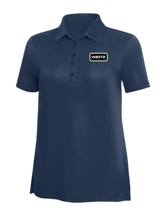 TravisMathew Navy Solid Womens Oceanside Polo w/Weitz Logo