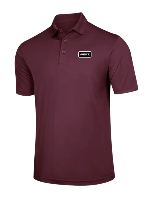 Maroon PosiCharge Competitor Polo w/Weitz Logo