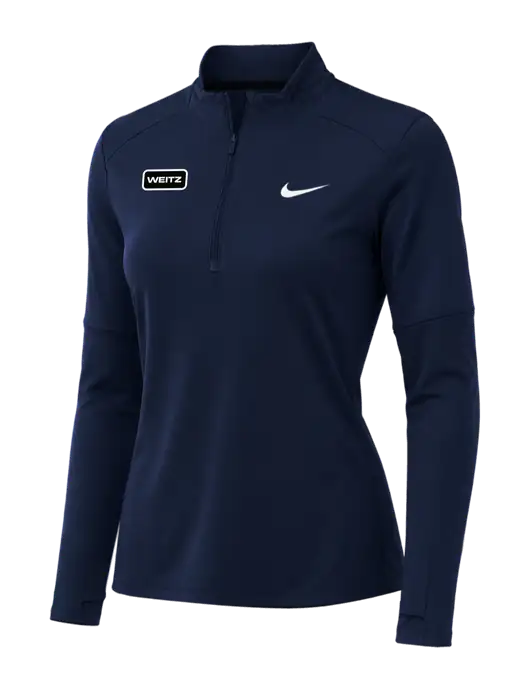 Nike Dark Navy Womens Dri-FIT Element 1/2-Zip Pullover w/Weitz Logo