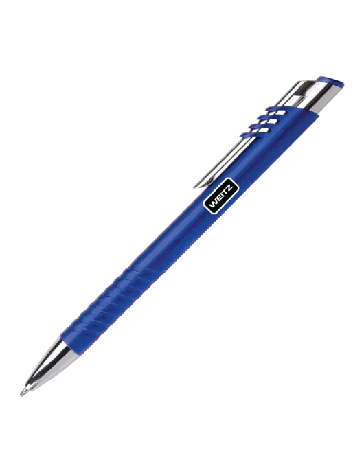 Schirhart Blue Pen - Black Ink w/Weitz Logo