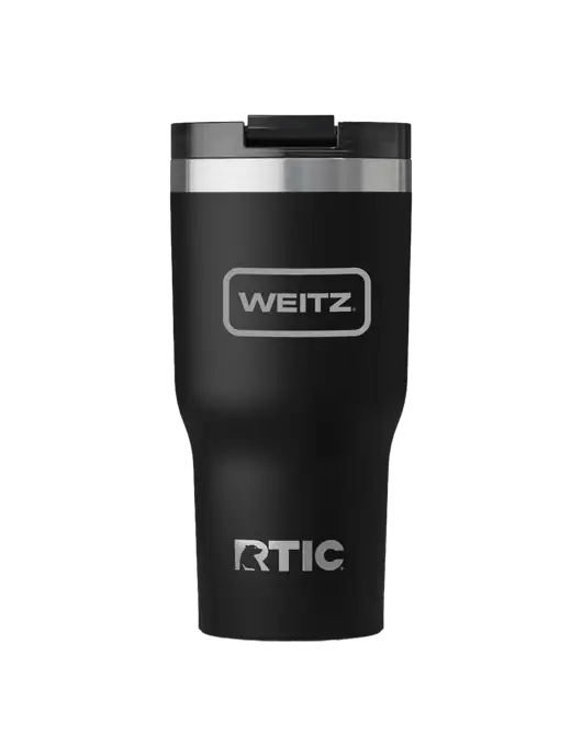 RTIC Essential 30 oz Black Tumbler w/Weitz Logo