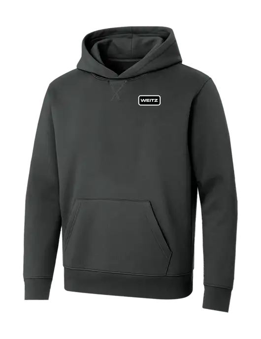 Allmade Charcoal Grey Organic French Terry Pullover Hoodie w/Weitz Logo