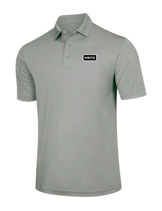 Silver PosiCharge Competitor Polo w/Weitz Logo