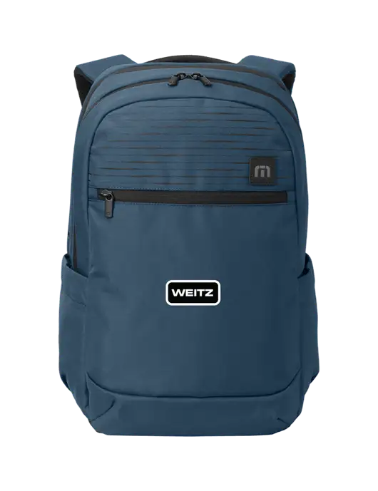 TravisMathew Light Navy Approach Backpack w/Weitz Logo