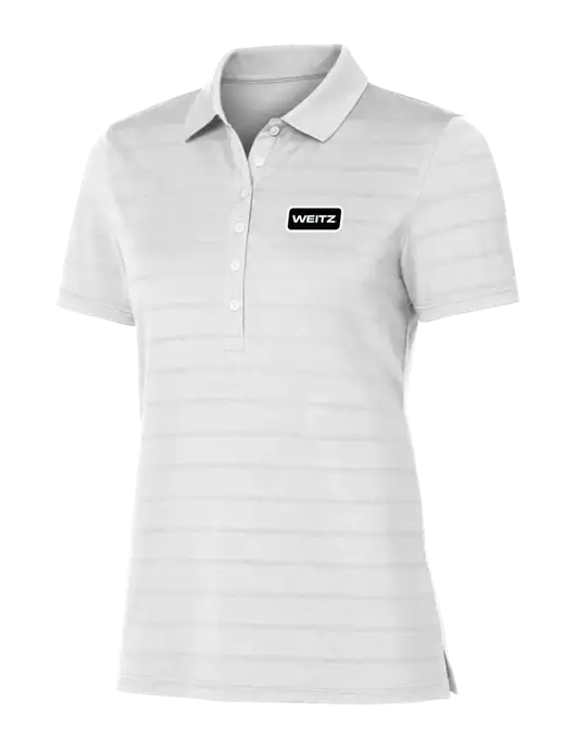 Callaway Womens Bright White Ventilated Polo w/Weitz Logo