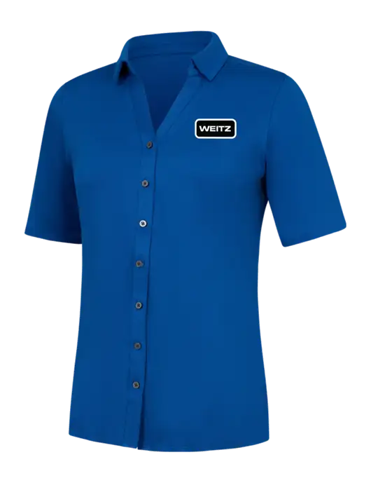 Womens Royal City Stretch Top w/Weitz Logo