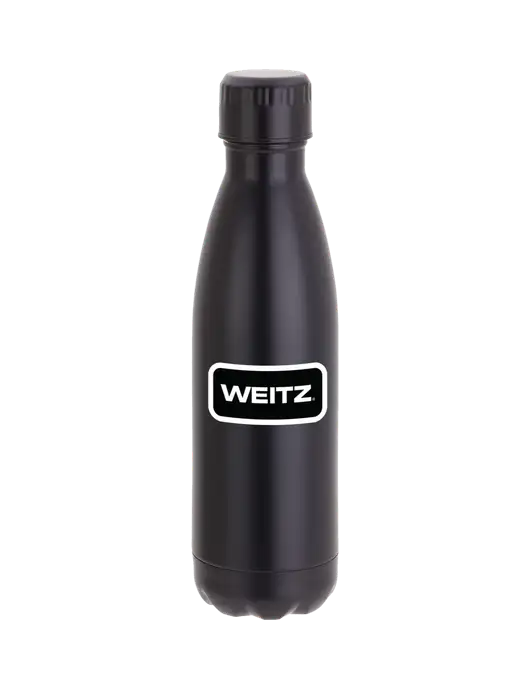 City Go Matte Black 17 oz Insulated Bottle w/Weitz Logo