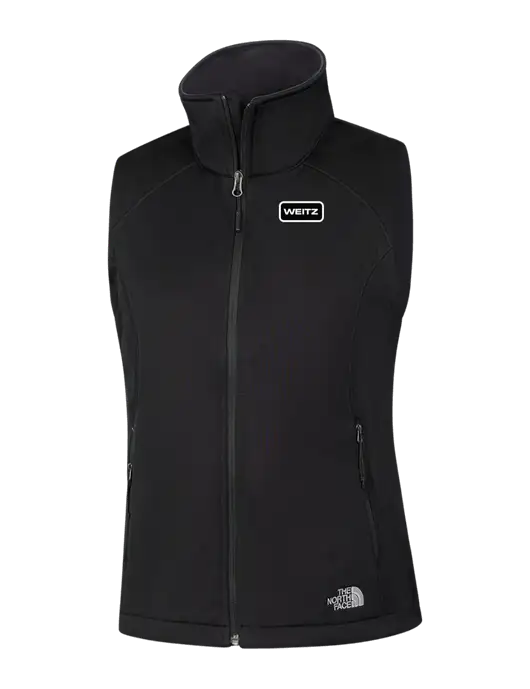 The North Face Womens Black Ridgewall Soft Shell Vest  w/Weitz Logo