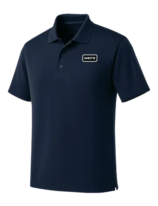 Dark Navy Dry Zone UV Micro Mesh Polo w/Weitz Logo
