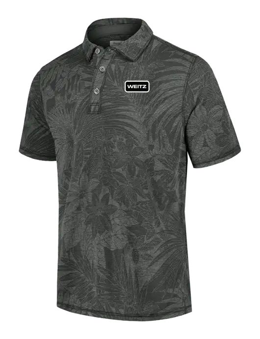 Tommy Bahama Dark Grey Santiago Paradise Polo w/Weitz Logo