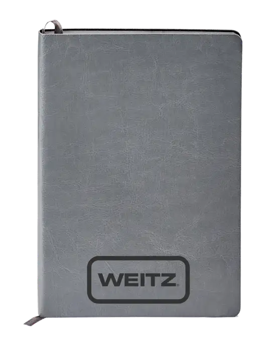 Fabrizio Grey Soft Cover 5.75 x 8.125 Journal w/Weitz Logo