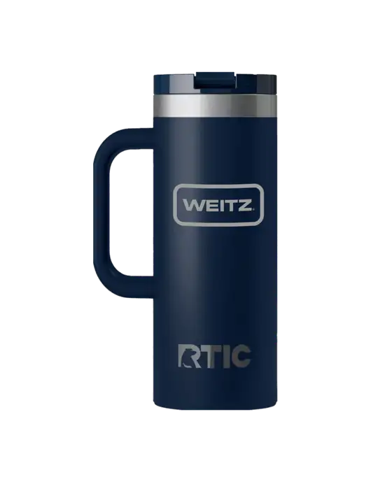 RTIC Road Trip 20 oz Navy Travel Mug w/Weitz Logo