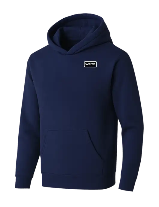 BELLA+CANVAS Navy Sponge Fleece Pullover Hoodie w/Weitz Logo