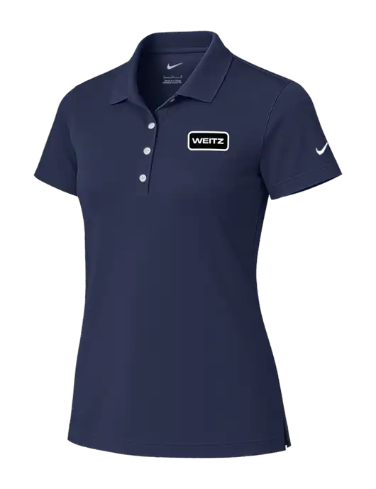 Nike Womens Dark Navy Tech Basic Dri-FIT Polo
 w/Weitz Logo