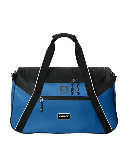 OGIO Light Navy/Black Inception Duffel w/Weitz Logo