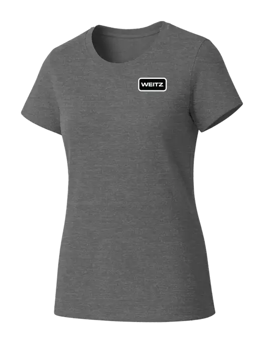 Womens Seriously Soft Grey Frost T-Shirt w/Weitz Logo