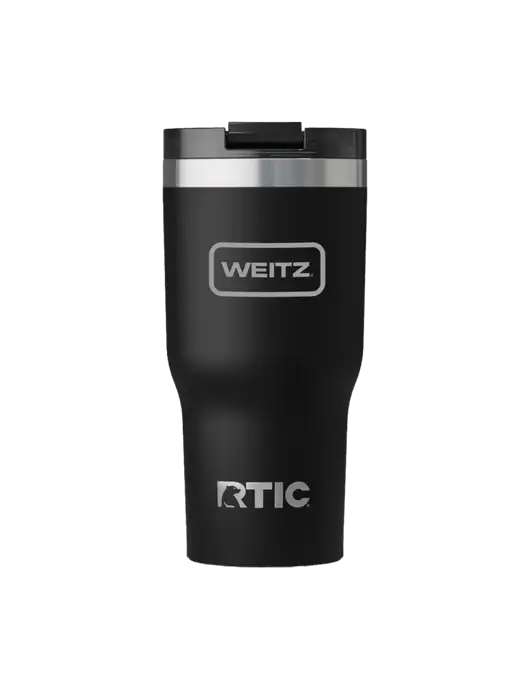 RTIC Essential 20 oz Black Tumbler w/Weitz Logo