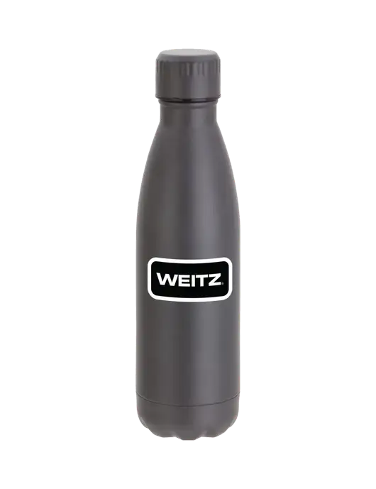 City Go Matte Charcoal 17 oz Insulated Bottle w/Weitz Logo