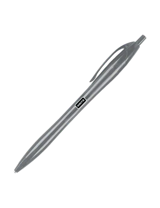 Novella Light Grey Solid Pen - Black Ink w/Weitz Logo