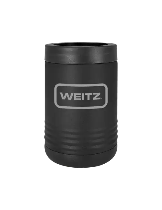 Polar Camel 12 oz Powder Coated Black Vacuum Insulated Beverage Holder w/Weitz Logo