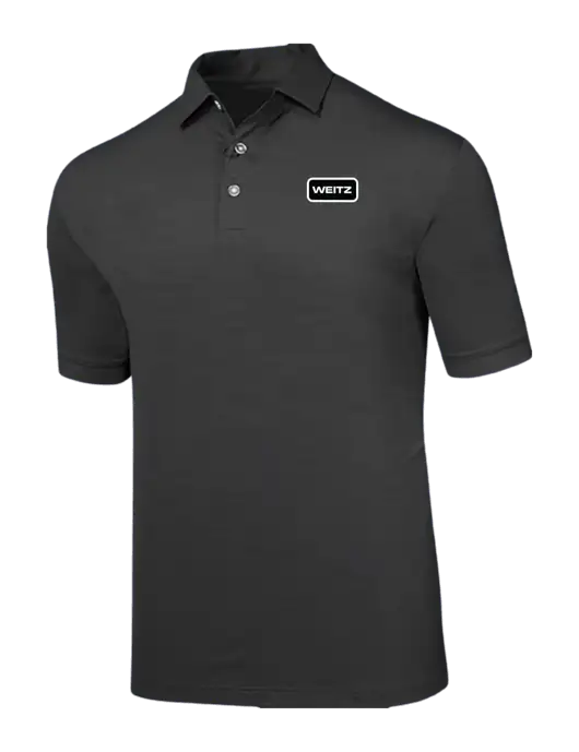 Callaway Black Fashion Tonal Polo w/Weitz Logo