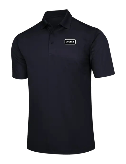 Black Micropique Sport-Wick Polo w/Weitz Logo