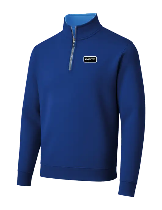 Fairway & Greene Caves Quarter-Zip Tech Dark Royal Pullover w/Weitz Logo
